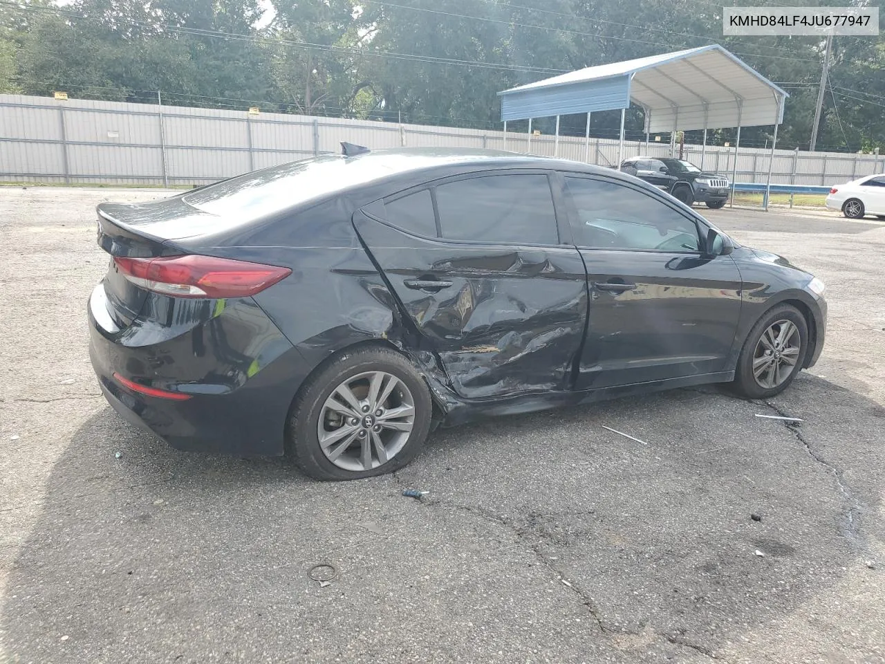 KMHD84LF4JU677947 2018 Hyundai Elantra Sel