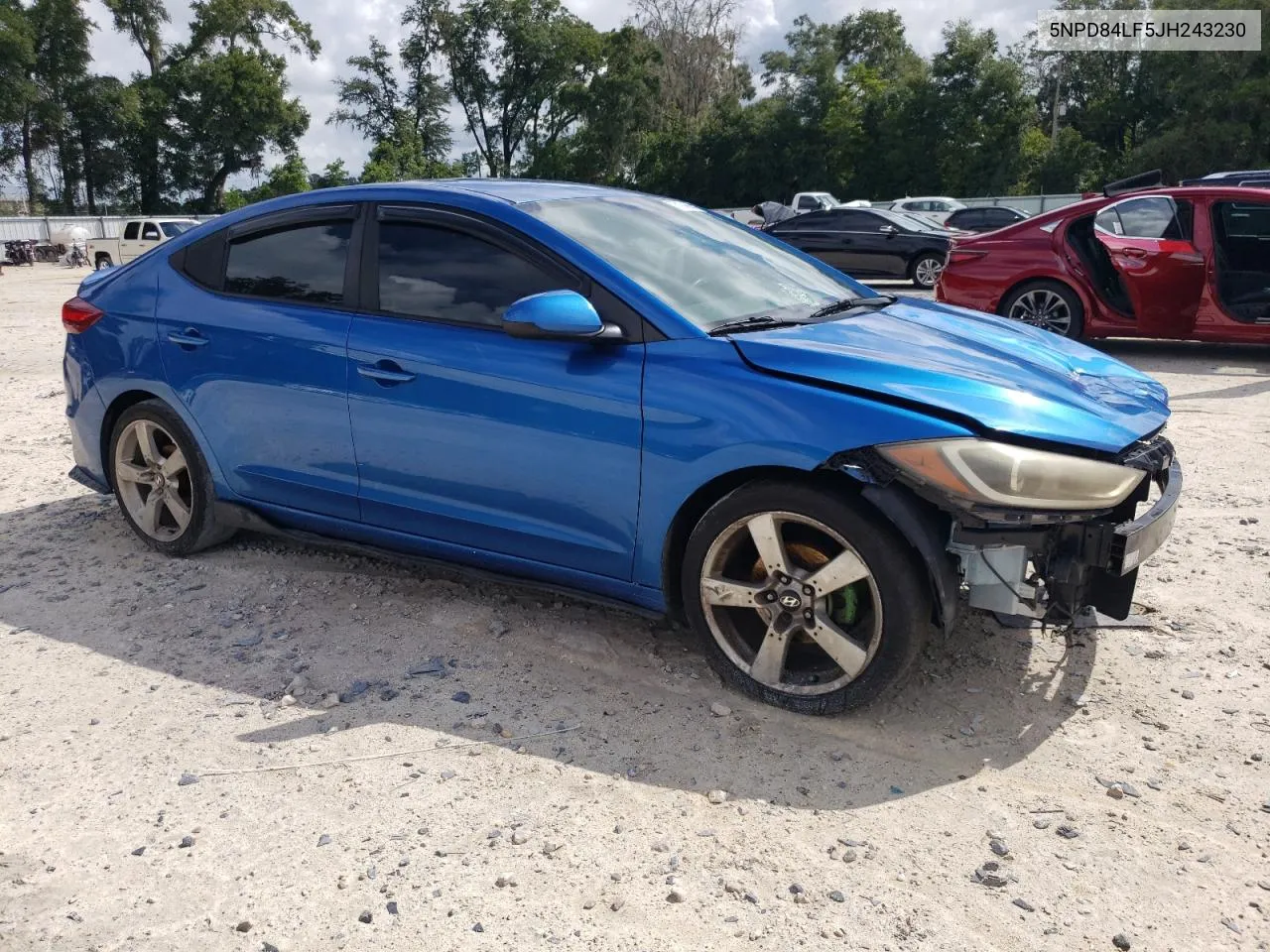 5NPD84LF5JH243230 2018 Hyundai Elantra Sel