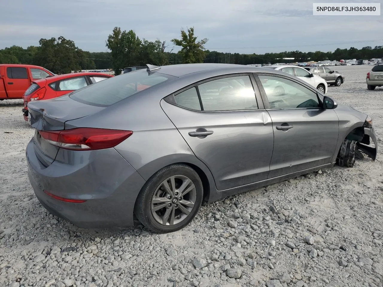 2018 Hyundai Elantra Sel VIN: 5NPD84LF3JH363480 Lot: 70382284