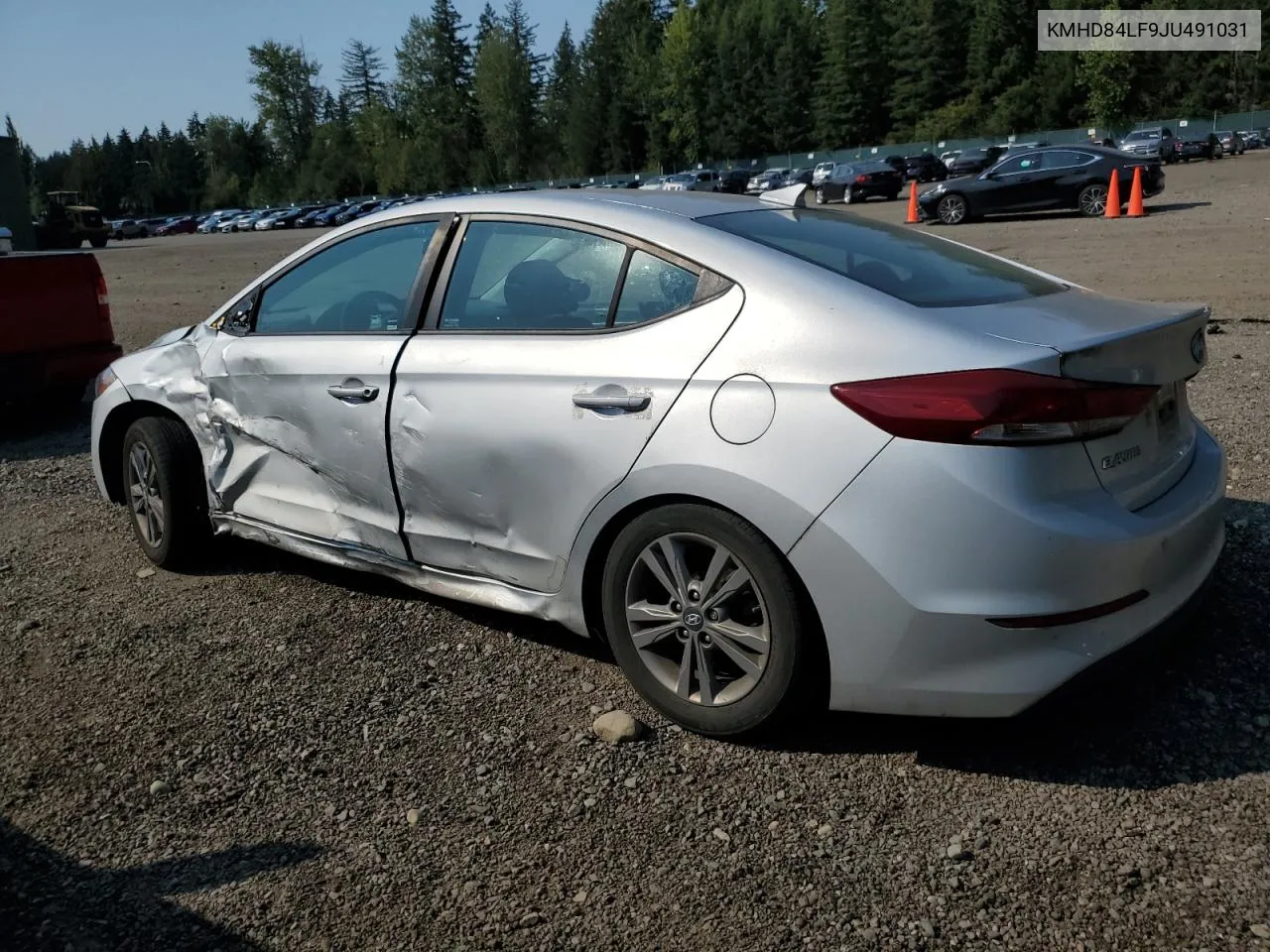 KMHD84LF9JU491031 2018 Hyundai Elantra Sel