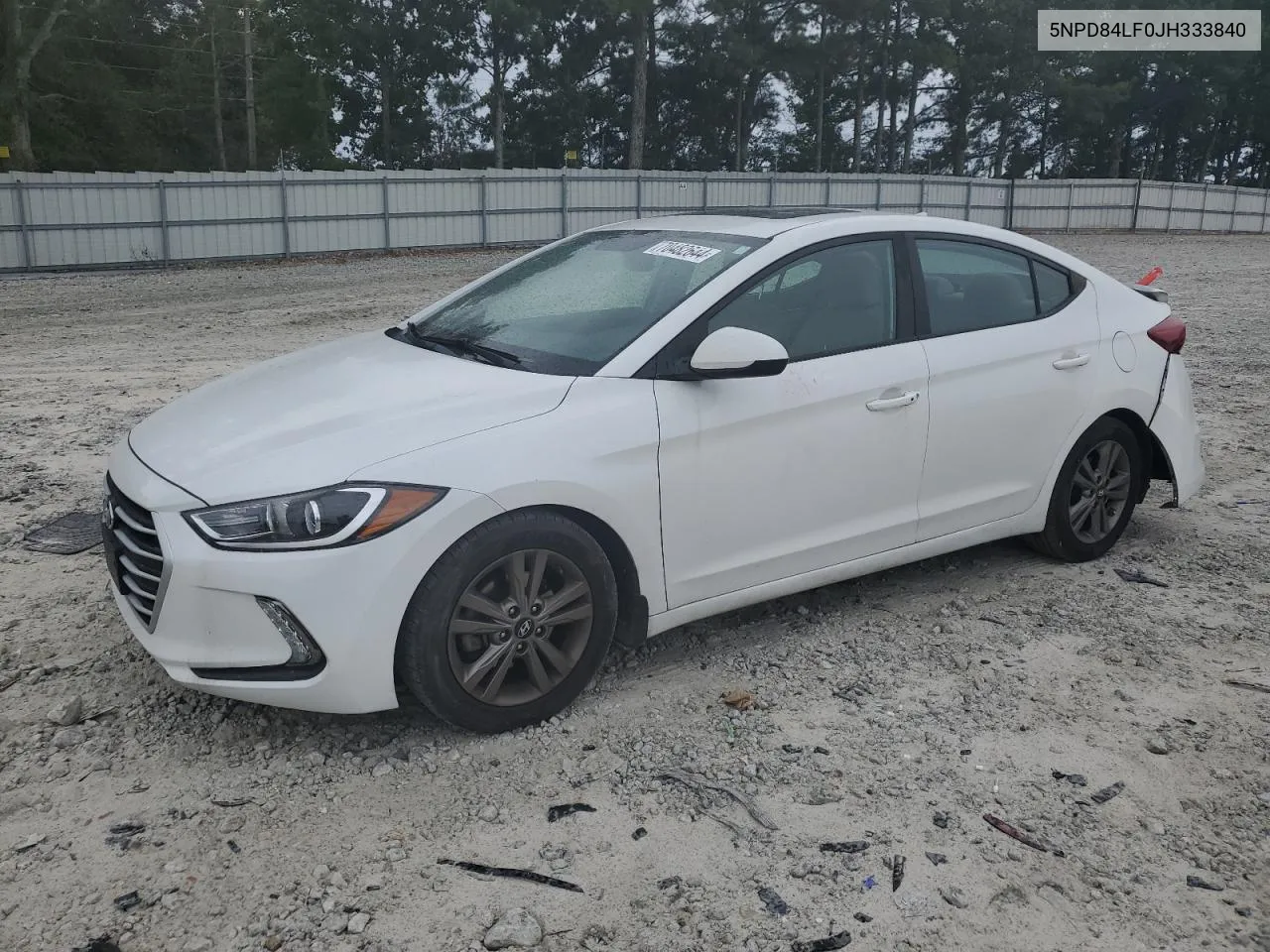 5NPD84LF0JH333840 2018 Hyundai Elantra Sel