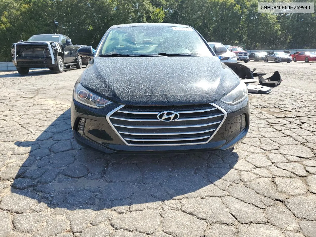 5NPD84LF6JH259940 2018 Hyundai Elantra Sel