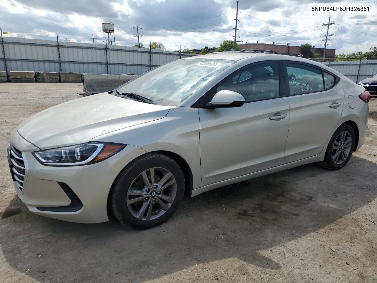 2018 Hyundai Elantra Sel VIN: 5NPD84LF6JH326861 Lot: 70500694