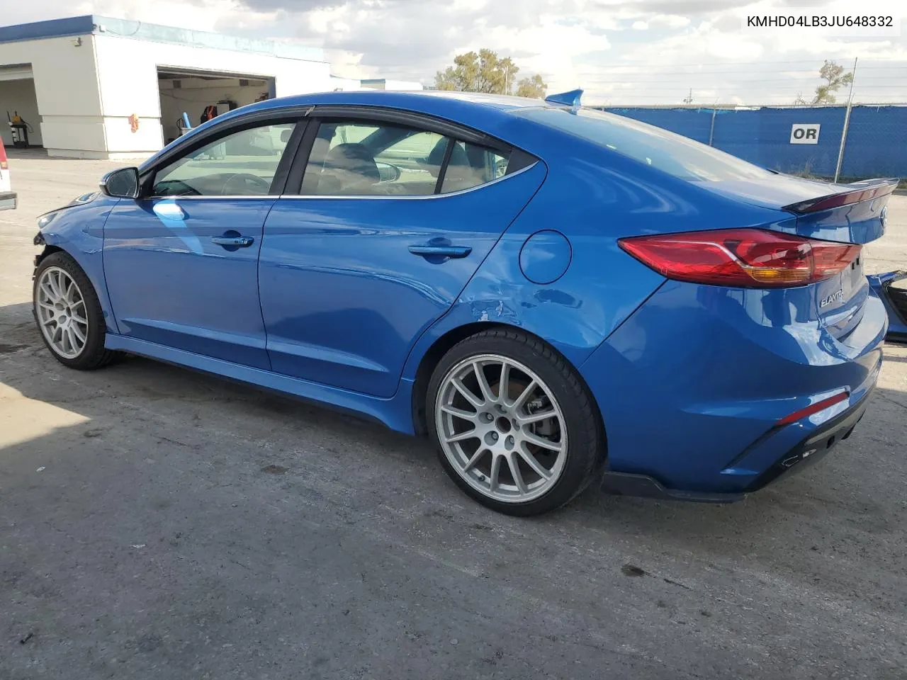 KMHD04LB3JU648332 2018 Hyundai Elantra Sport