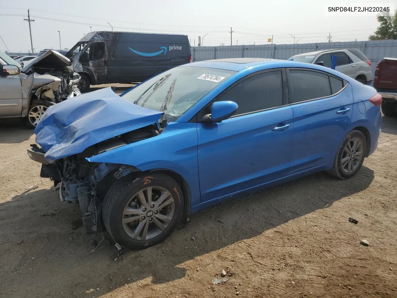 5NPD84LF2JH220245 2018 Hyundai Elantra Sel