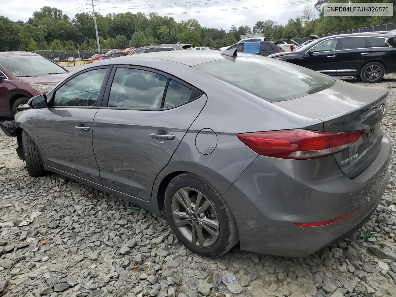 2018 Hyundai Elantra Sel VIN: 5NPD84LF7JH326576 Lot: 70602354