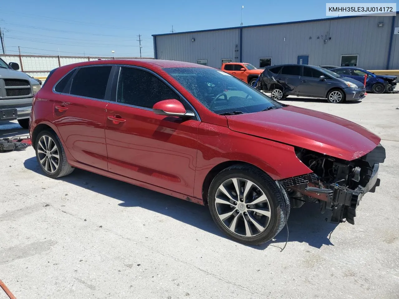 2018 Hyundai Elantra Gt VIN: KMHH35LE3JU014172 Lot: 70628284