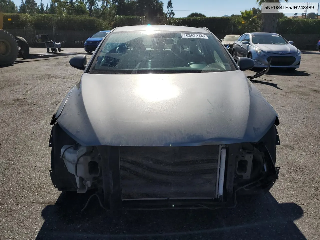 5NPD84LF5JH248489 2018 Hyundai Elantra Sel