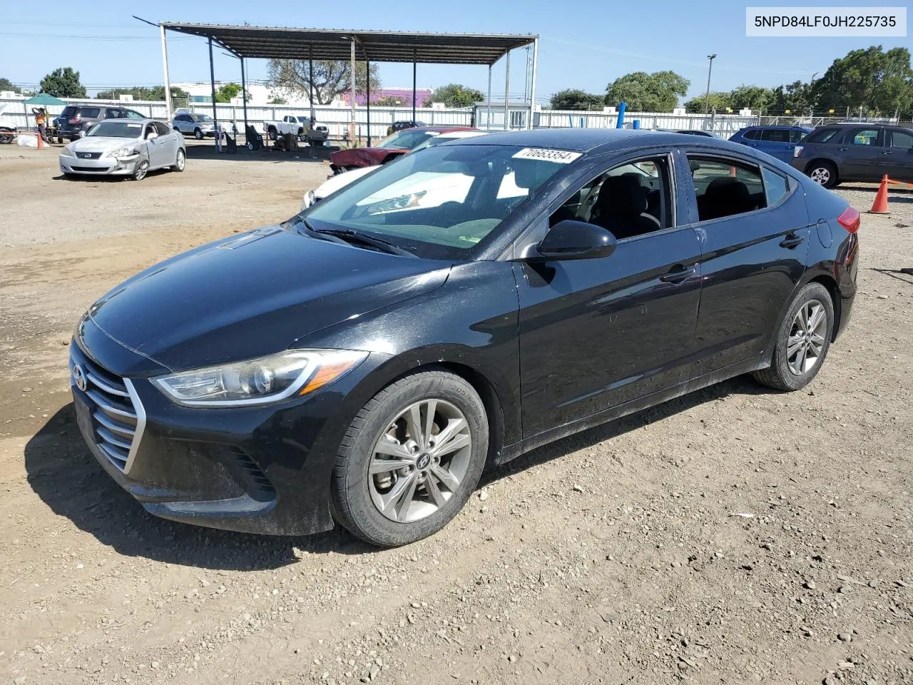 2018 Hyundai Elantra Sel VIN: 5NPD84LF0JH225735 Lot: 70663354