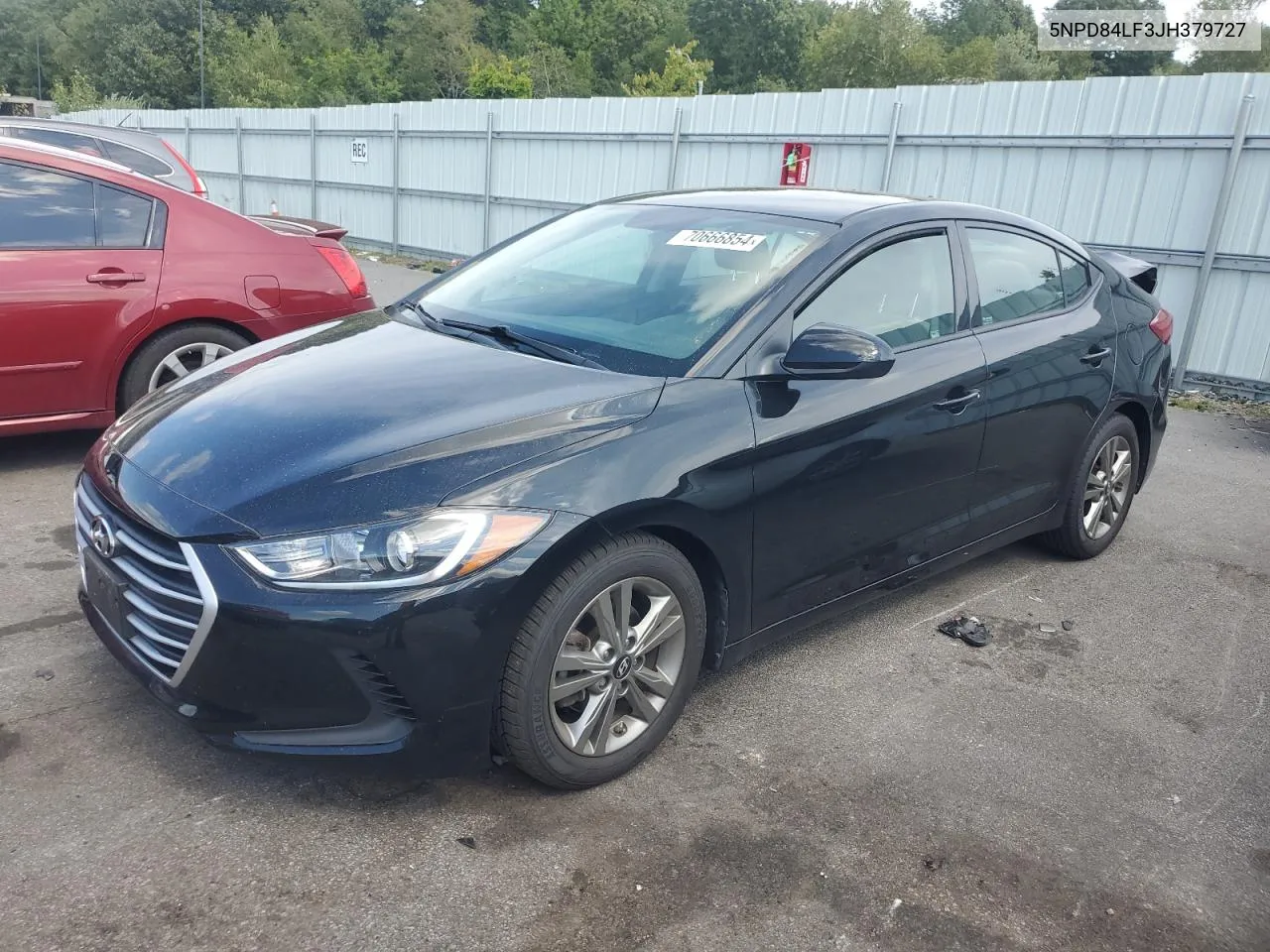 2018 Hyundai Elantra Sel VIN: 5NPD84LF3JH379727 Lot: 70666854