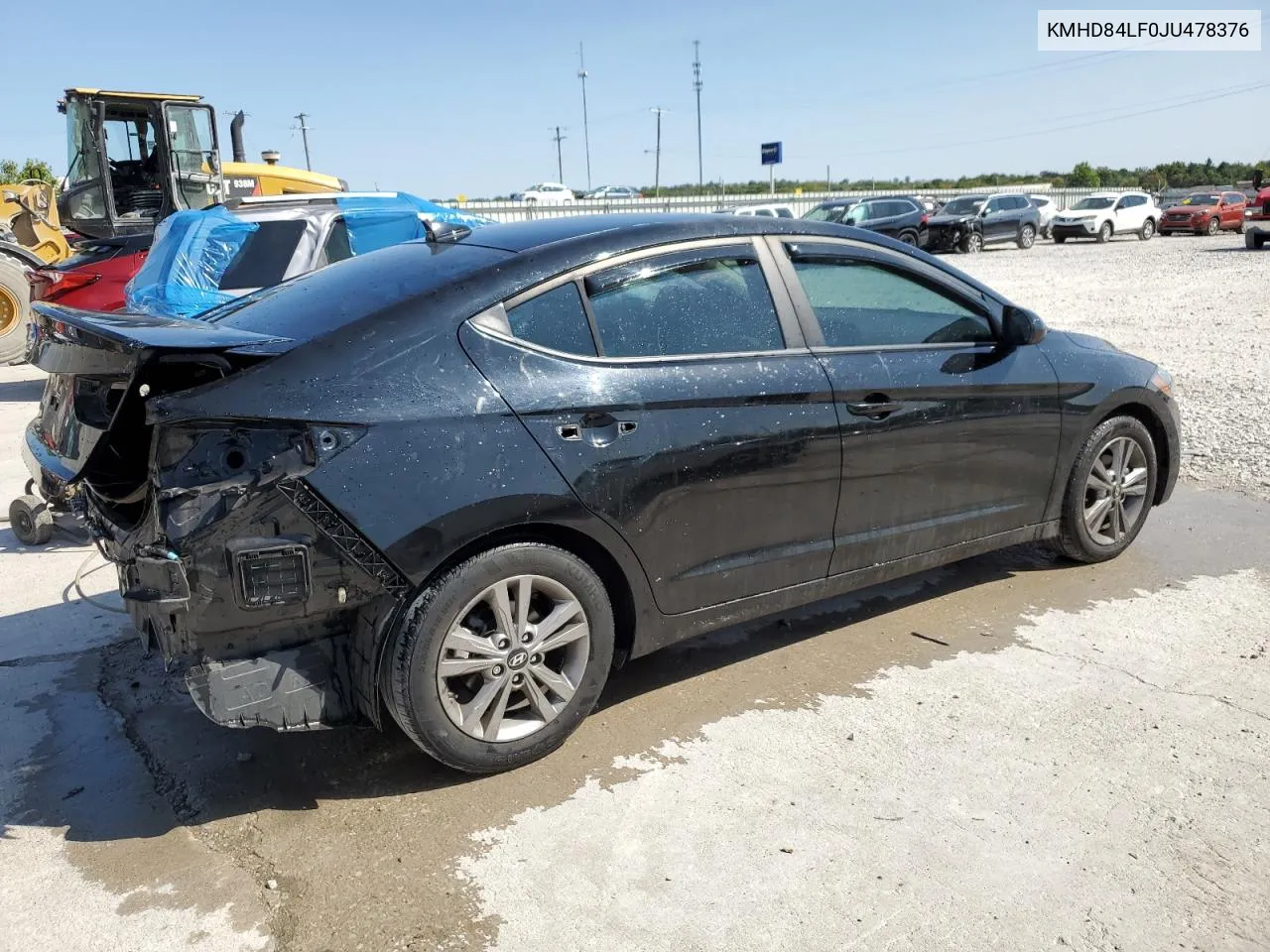 KMHD84LF0JU478376 2018 Hyundai Elantra Sel