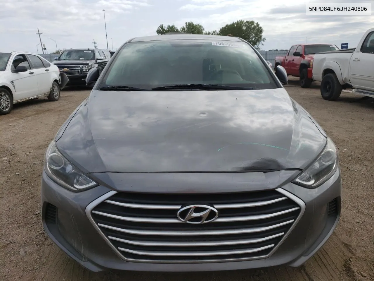 2018 Hyundai Elantra Sel VIN: 5NPD84LF6JH240806 Lot: 70680654