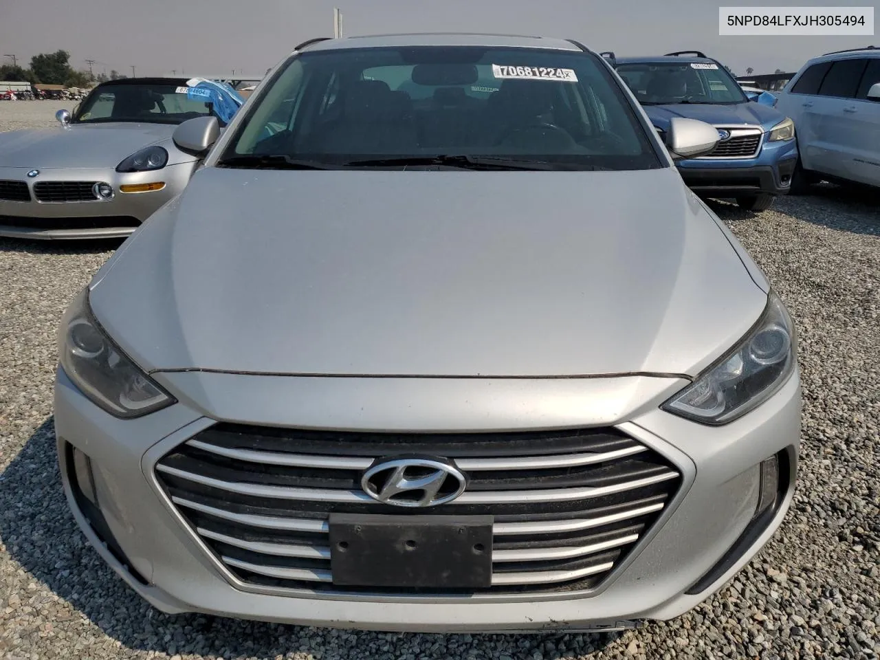 5NPD84LFXJH305494 2018 Hyundai Elantra Sel