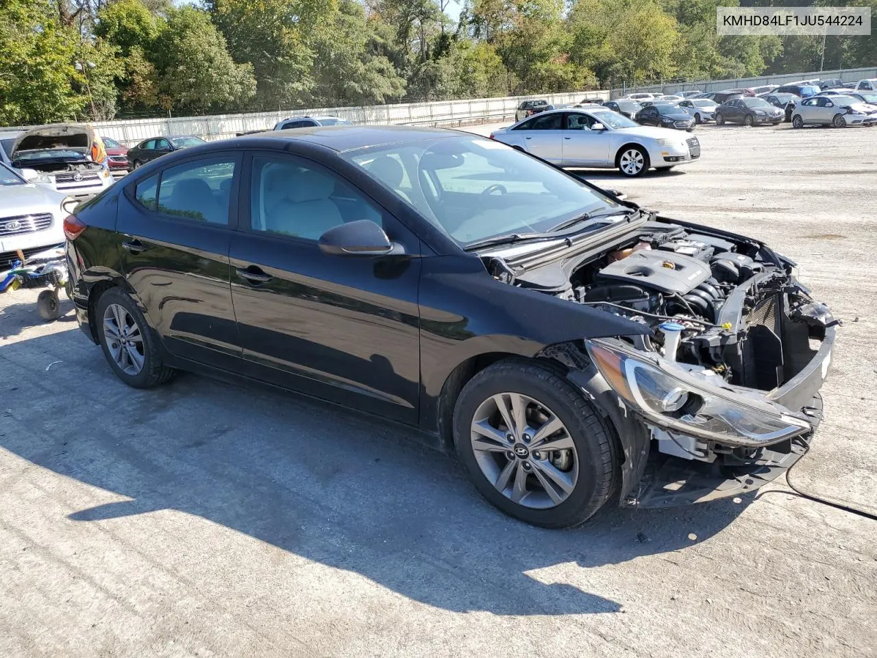 KMHD84LF1JU544224 2018 Hyundai Elantra Sel