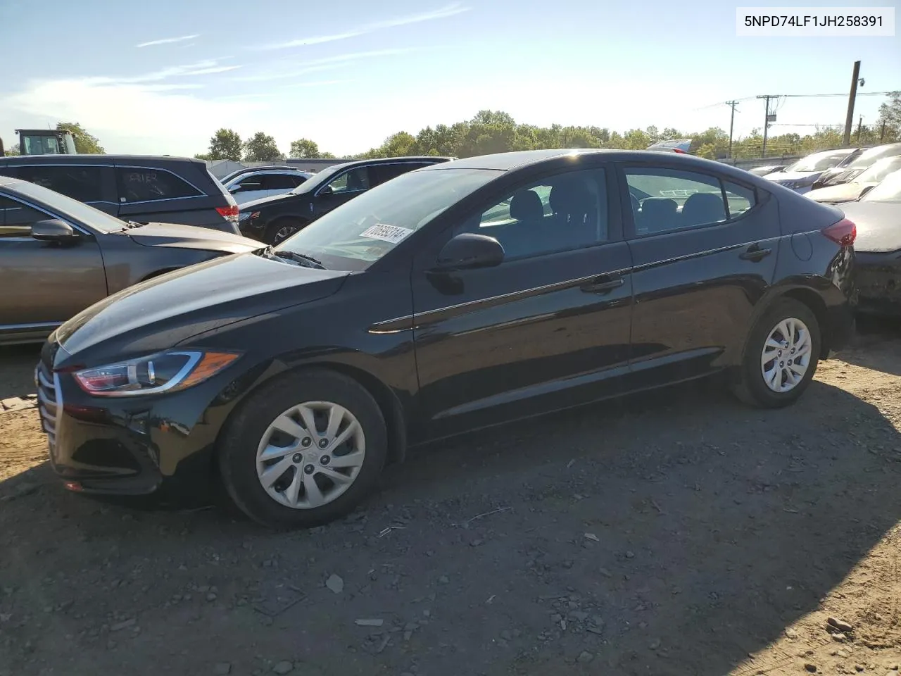 5NPD74LF1JH258391 2018 Hyundai Elantra Se