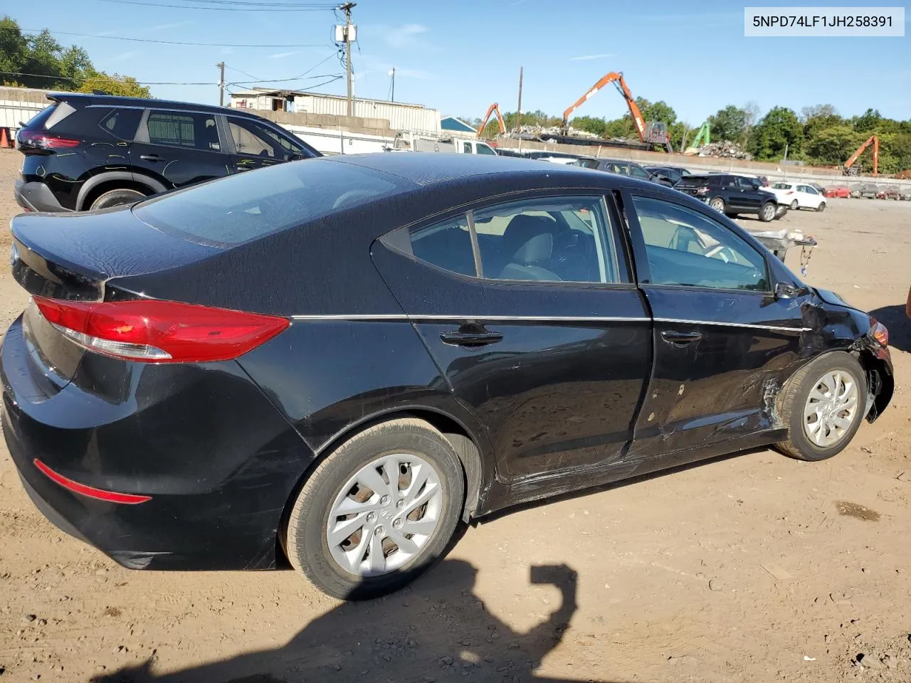 5NPD74LF1JH258391 2018 Hyundai Elantra Se