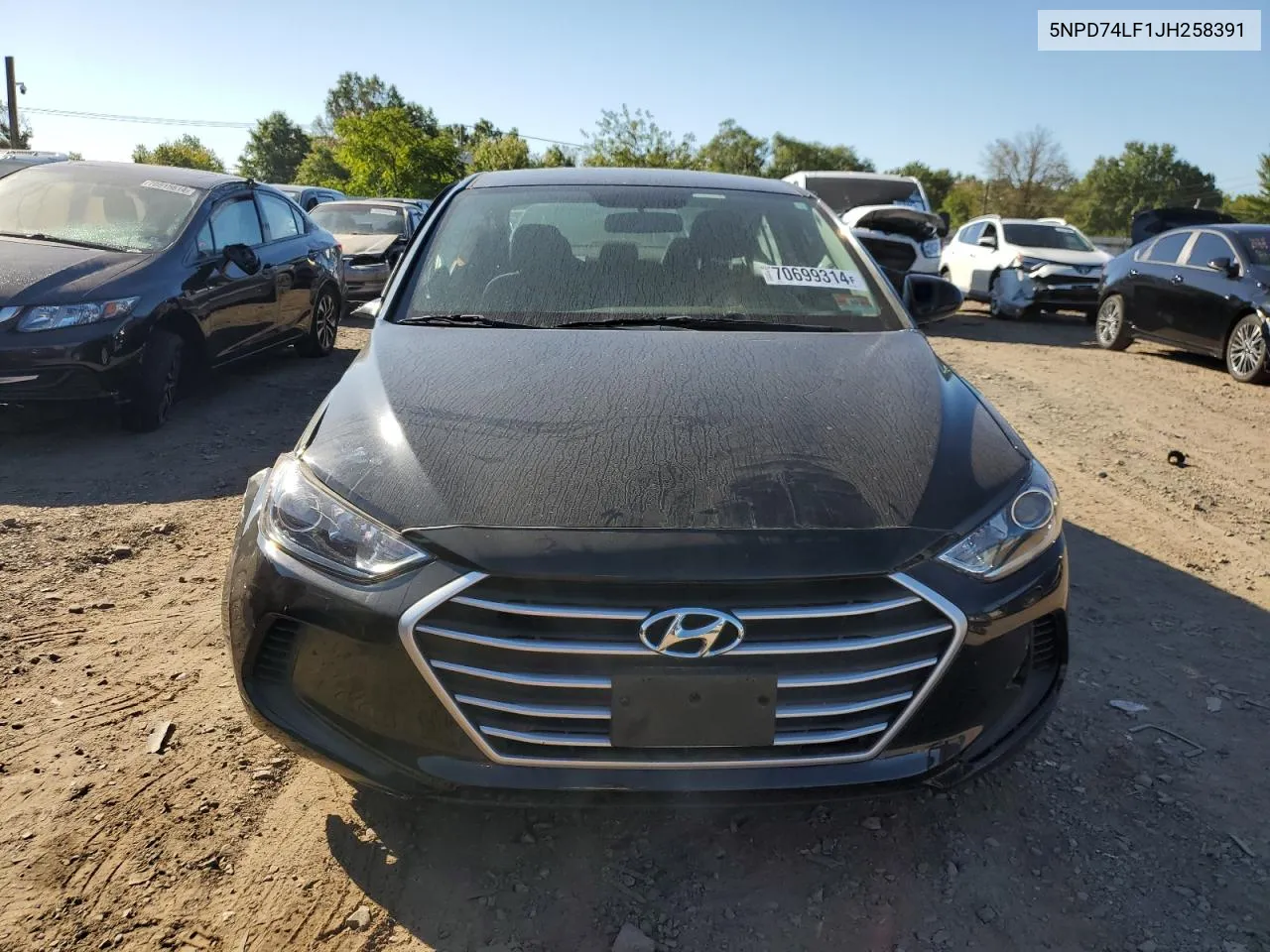 2018 Hyundai Elantra Se VIN: 5NPD74LF1JH258391 Lot: 70699314