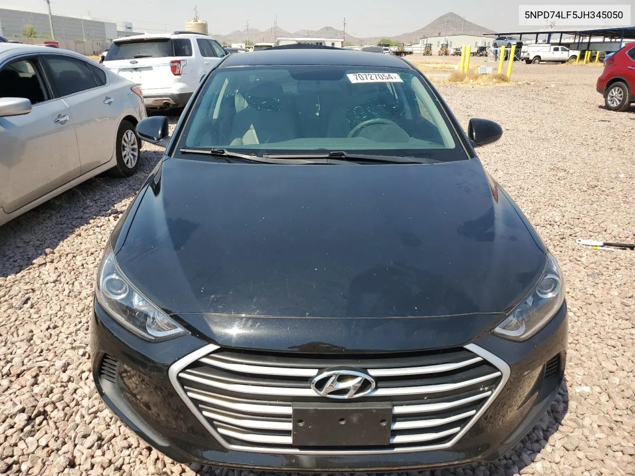 2018 Hyundai Elantra Se VIN: 5NPD74LF5JH345050 Lot: 70727054