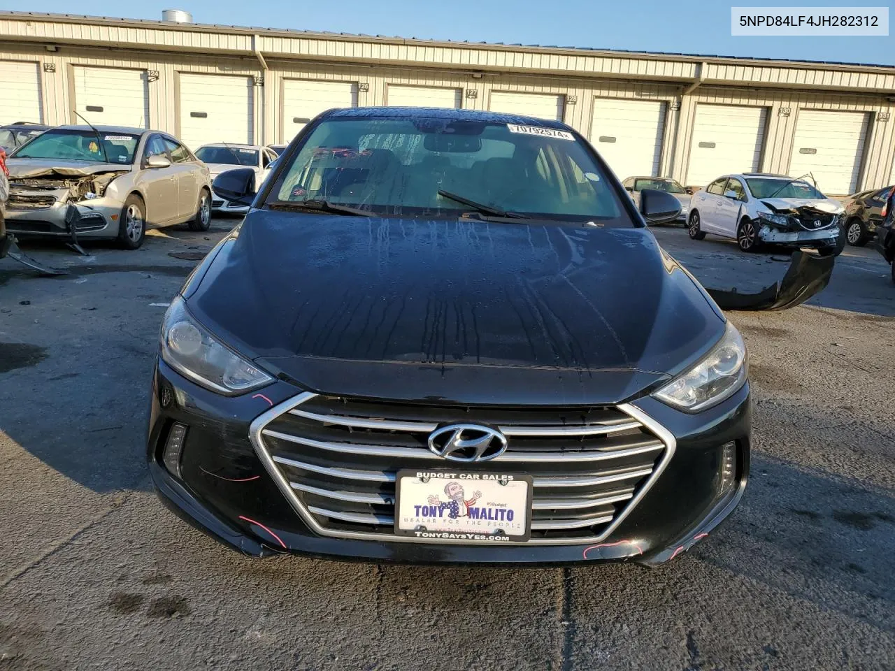 2018 Hyundai Elantra Sel VIN: 5NPD84LF4JH282312 Lot: 70792574