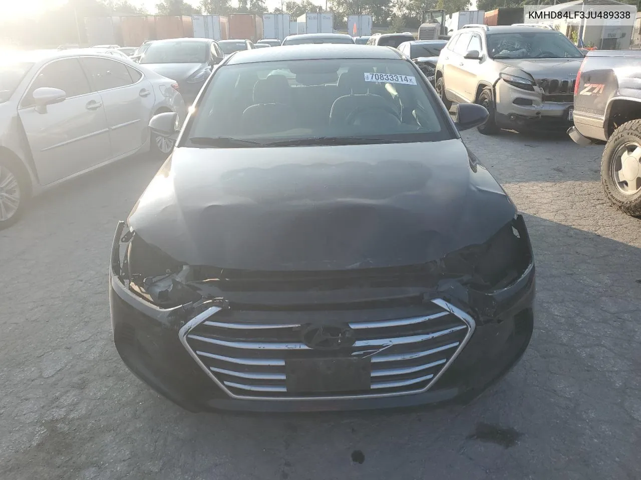 KMHD84LF3JU489338 2018 Hyundai Elantra Sel