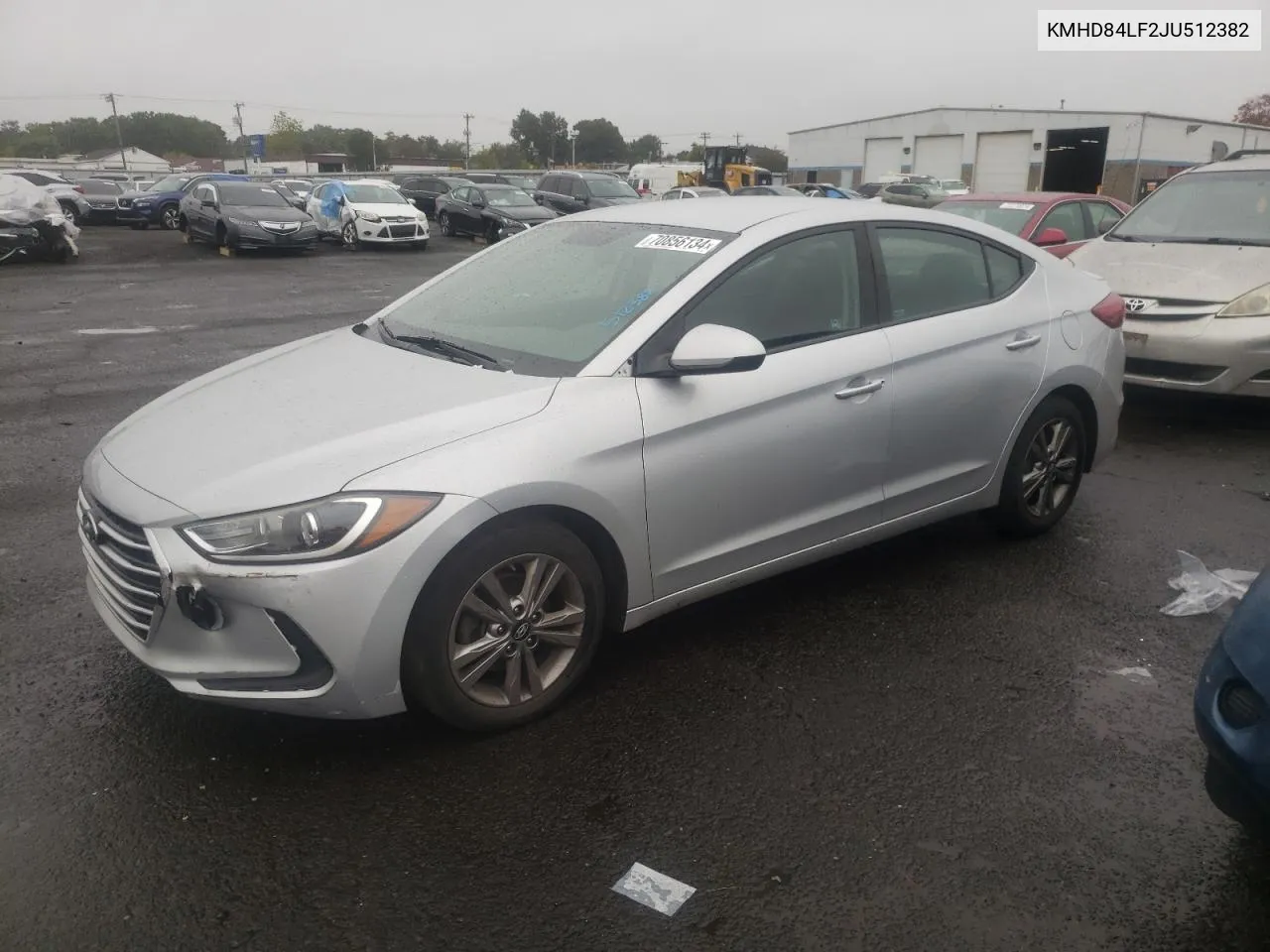 KMHD84LF2JU512382 2018 Hyundai Elantra Sel