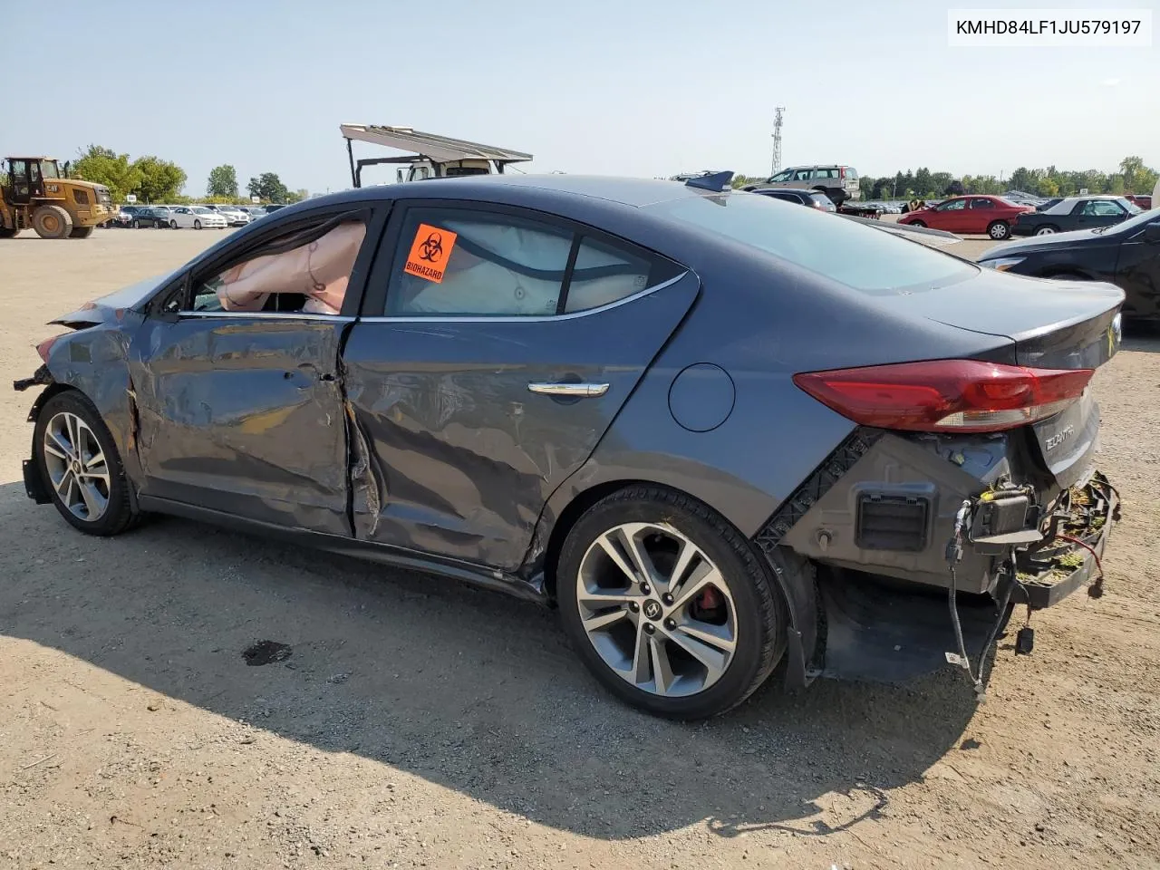 2018 Hyundai Elantra Sel VIN: KMHD84LF1JU579197 Lot: 70856594