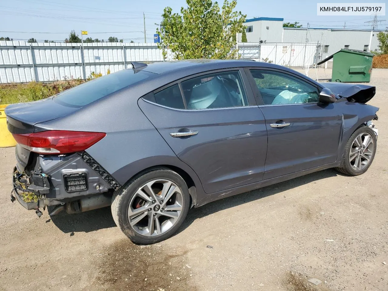 KMHD84LF1JU579197 2018 Hyundai Elantra Sel