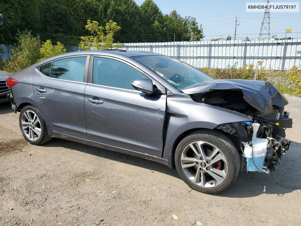 2018 Hyundai Elantra Sel VIN: KMHD84LF1JU579197 Lot: 70856594