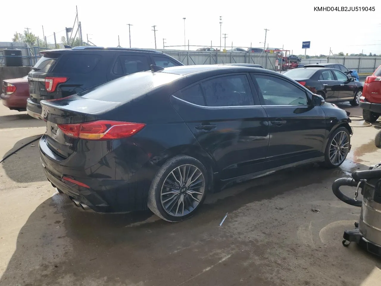 2018 Hyundai Elantra Sport VIN: KMHD04LB2JU519045 Lot: 70877854