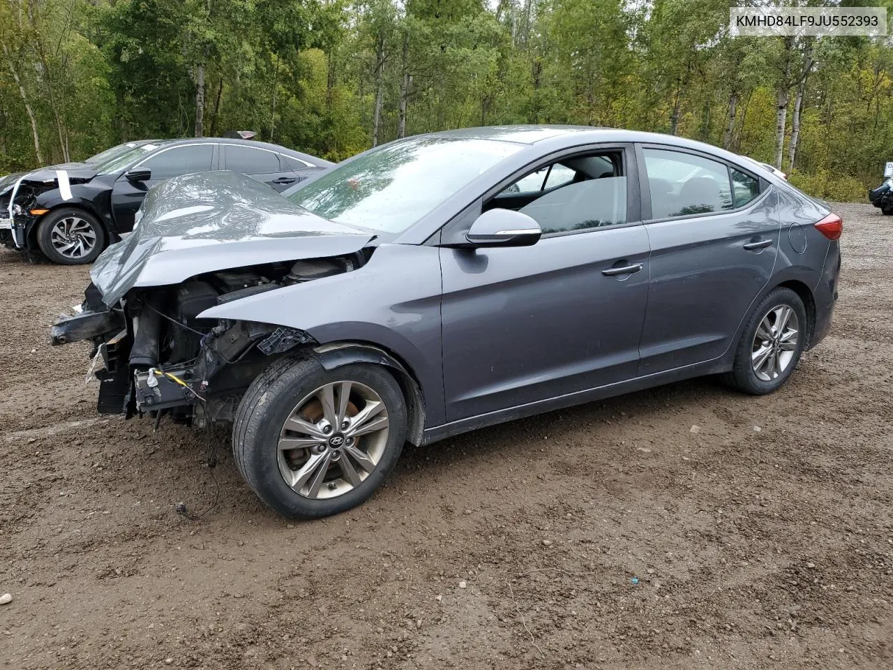 2018 Hyundai Elantra Sel VIN: KMHD84LF9JU552393 Lot: 70900464