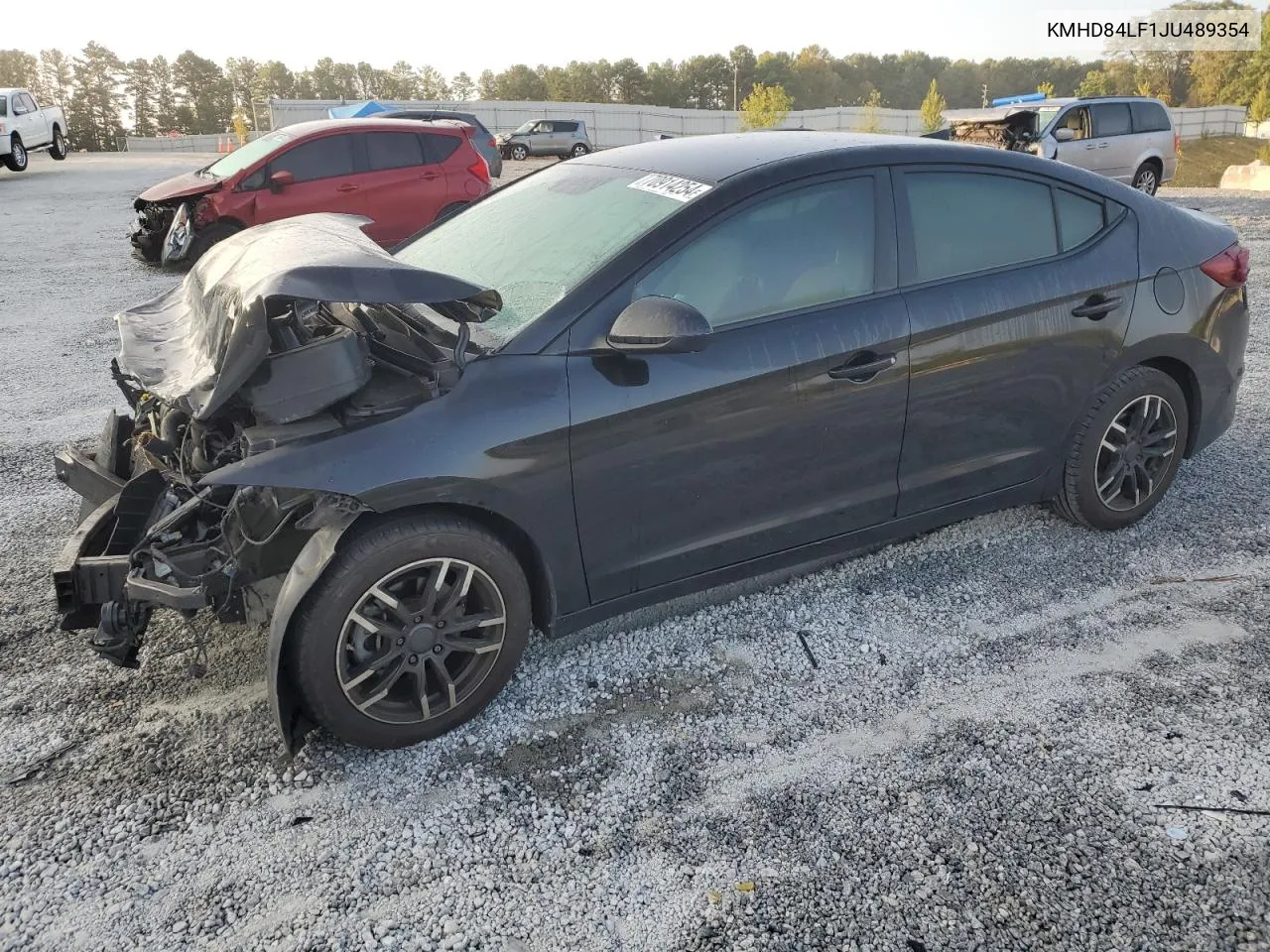 2018 Hyundai Elantra Sel VIN: KMHD84LF1JU489354 Lot: 70914254