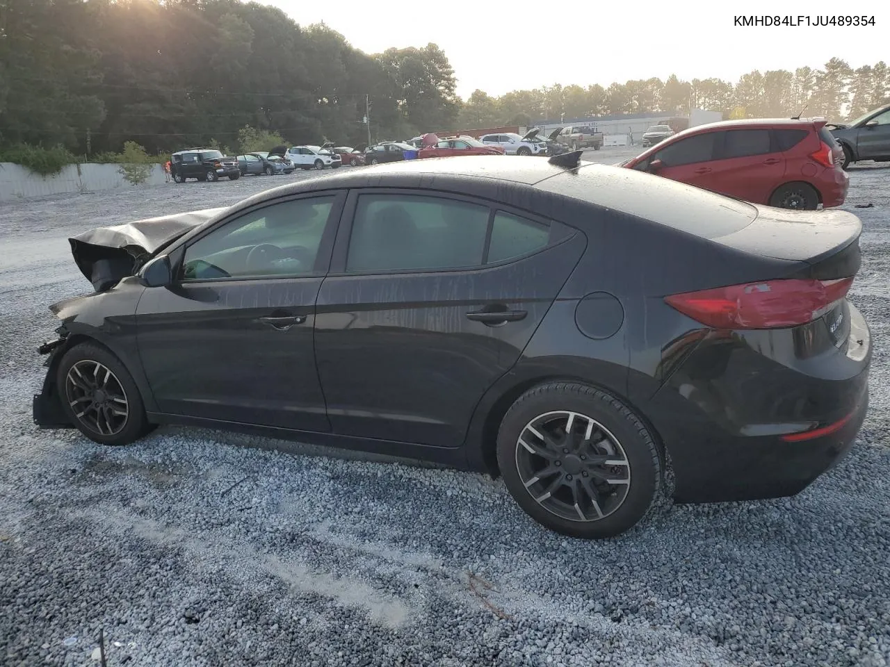 KMHD84LF1JU489354 2018 Hyundai Elantra Sel