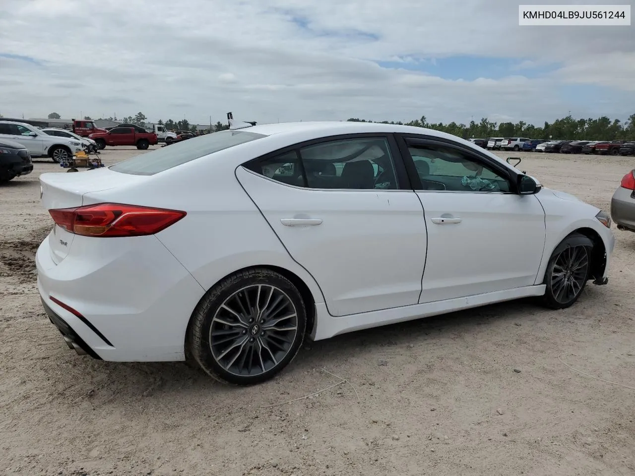 2018 Hyundai Elantra Sport VIN: KMHD04LB9JU561244 Lot: 70925304