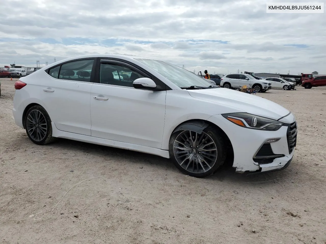 2018 Hyundai Elantra Sport VIN: KMHD04LB9JU561244 Lot: 70925304