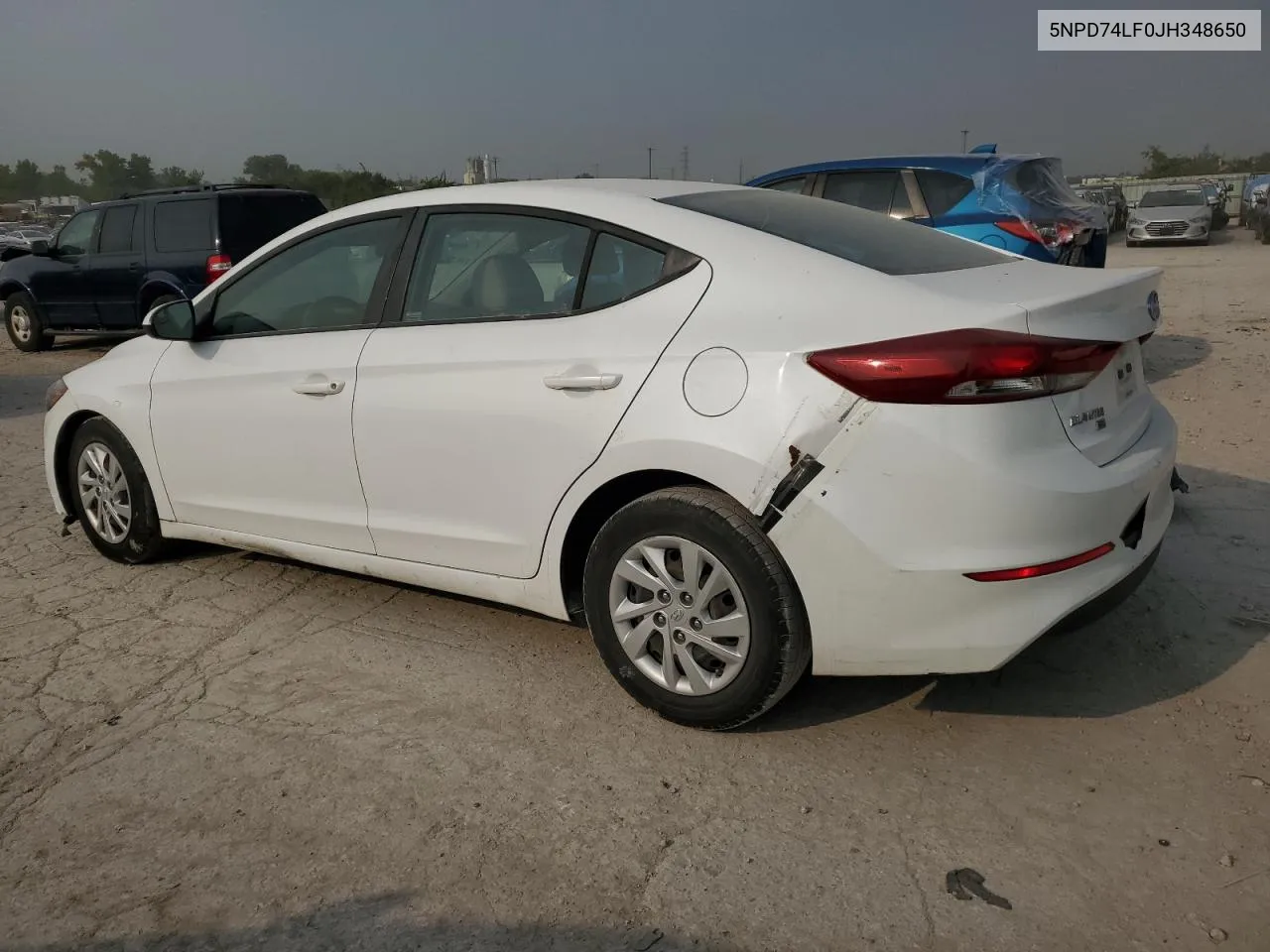 5NPD74LF0JH348650 2018 Hyundai Elantra Se