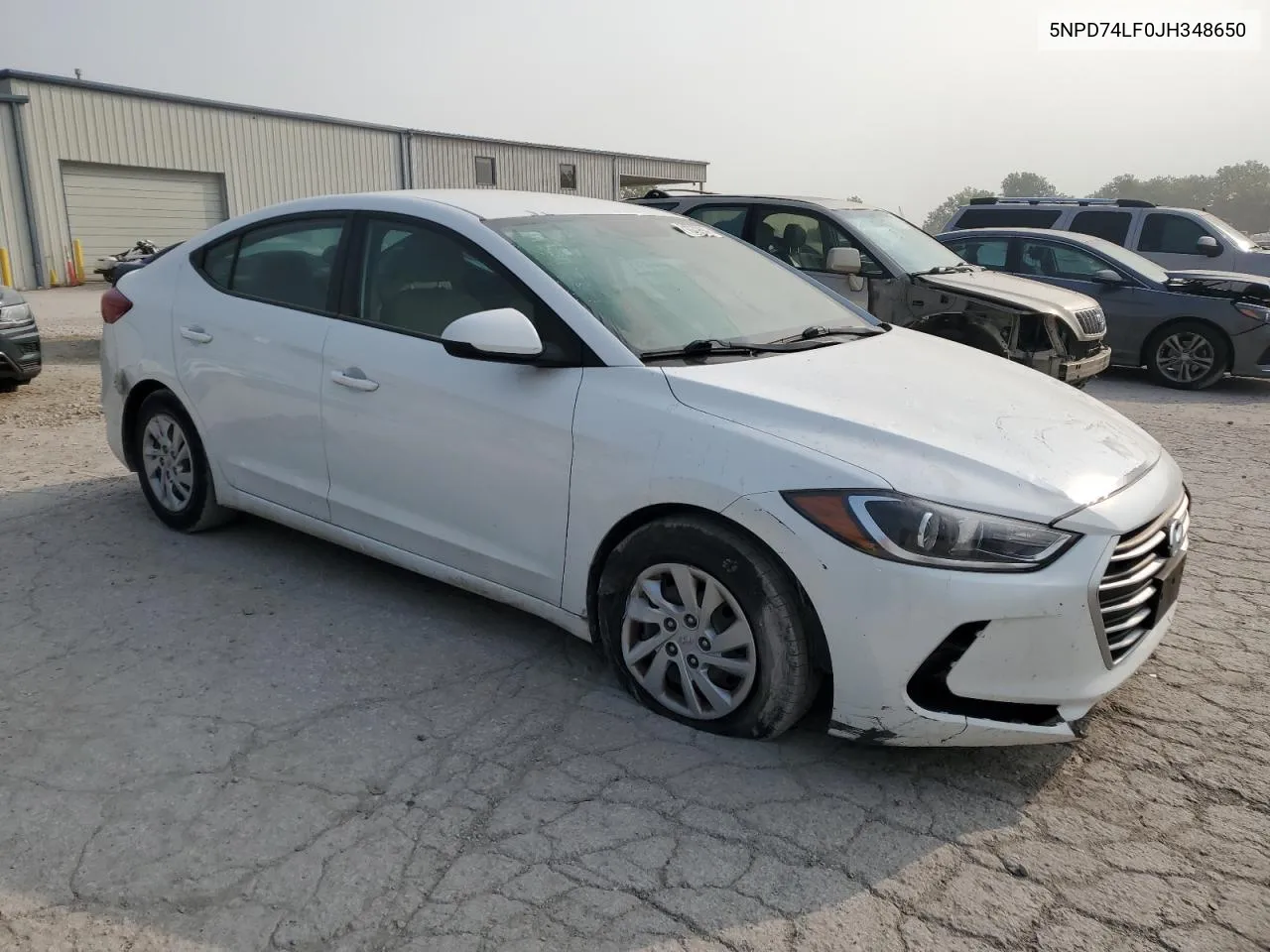 5NPD74LF0JH348650 2018 Hyundai Elantra Se