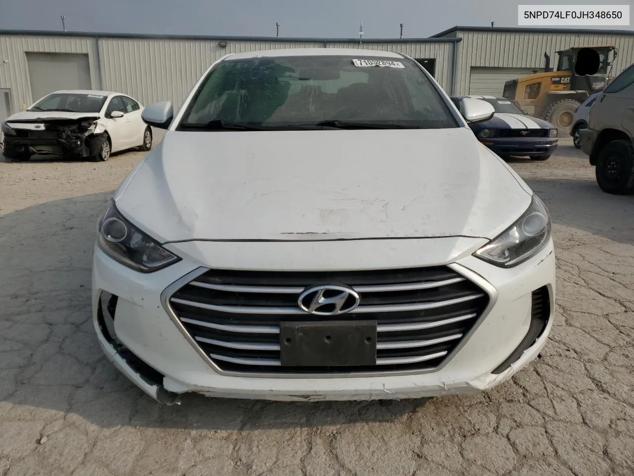 2018 Hyundai Elantra Se VIN: 5NPD74LF0JH348650 Lot: 71032894