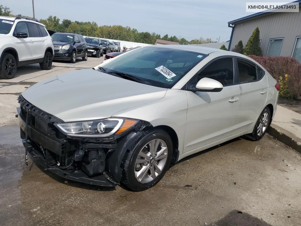 2018 Hyundai Elantra Sel VIN: KMHD84LF1JU473493 Lot: 71035064