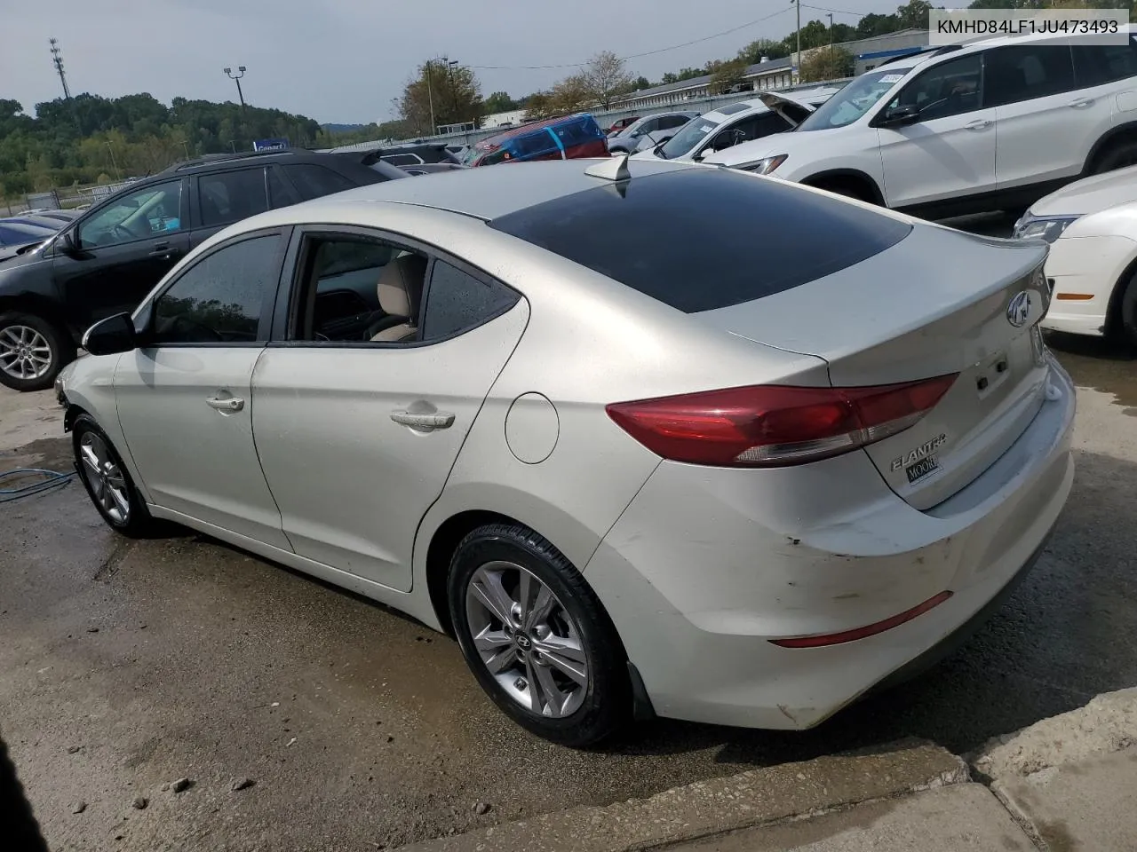 KMHD84LF1JU473493 2018 Hyundai Elantra Sel