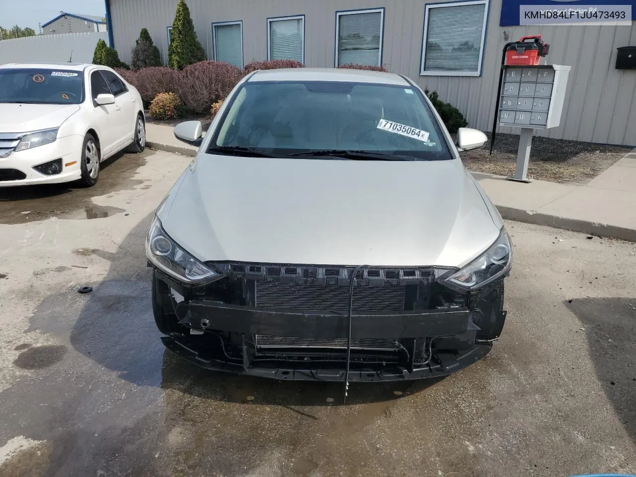 KMHD84LF1JU473493 2018 Hyundai Elantra Sel