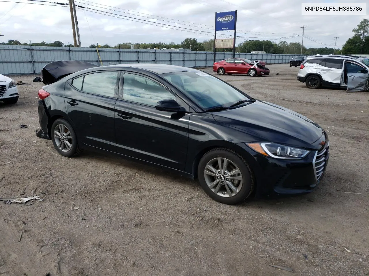 5NPD84LF5JH385786 2018 Hyundai Elantra Sel