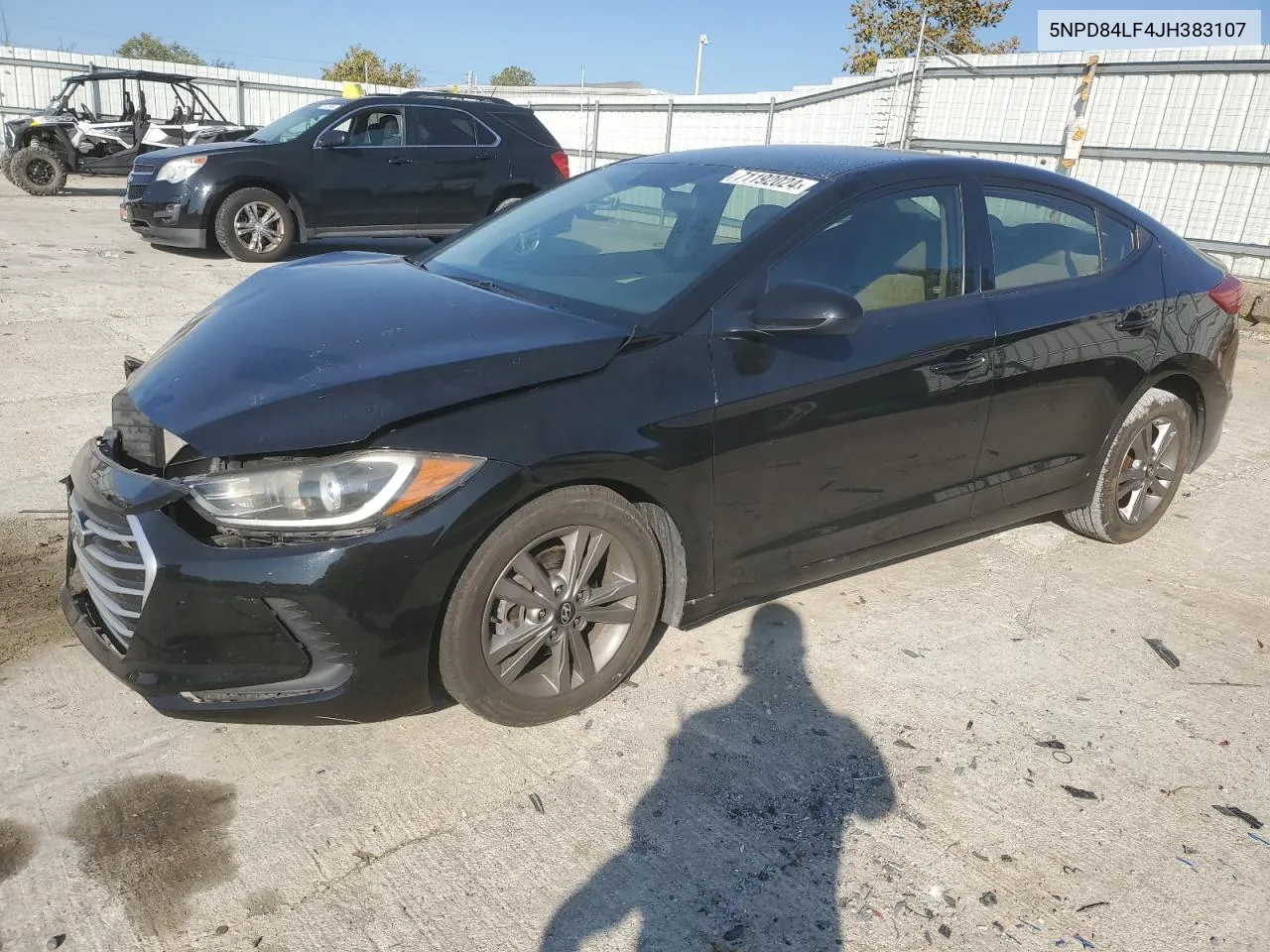 5NPD84LF4JH383107 2018 Hyundai Elantra Sel