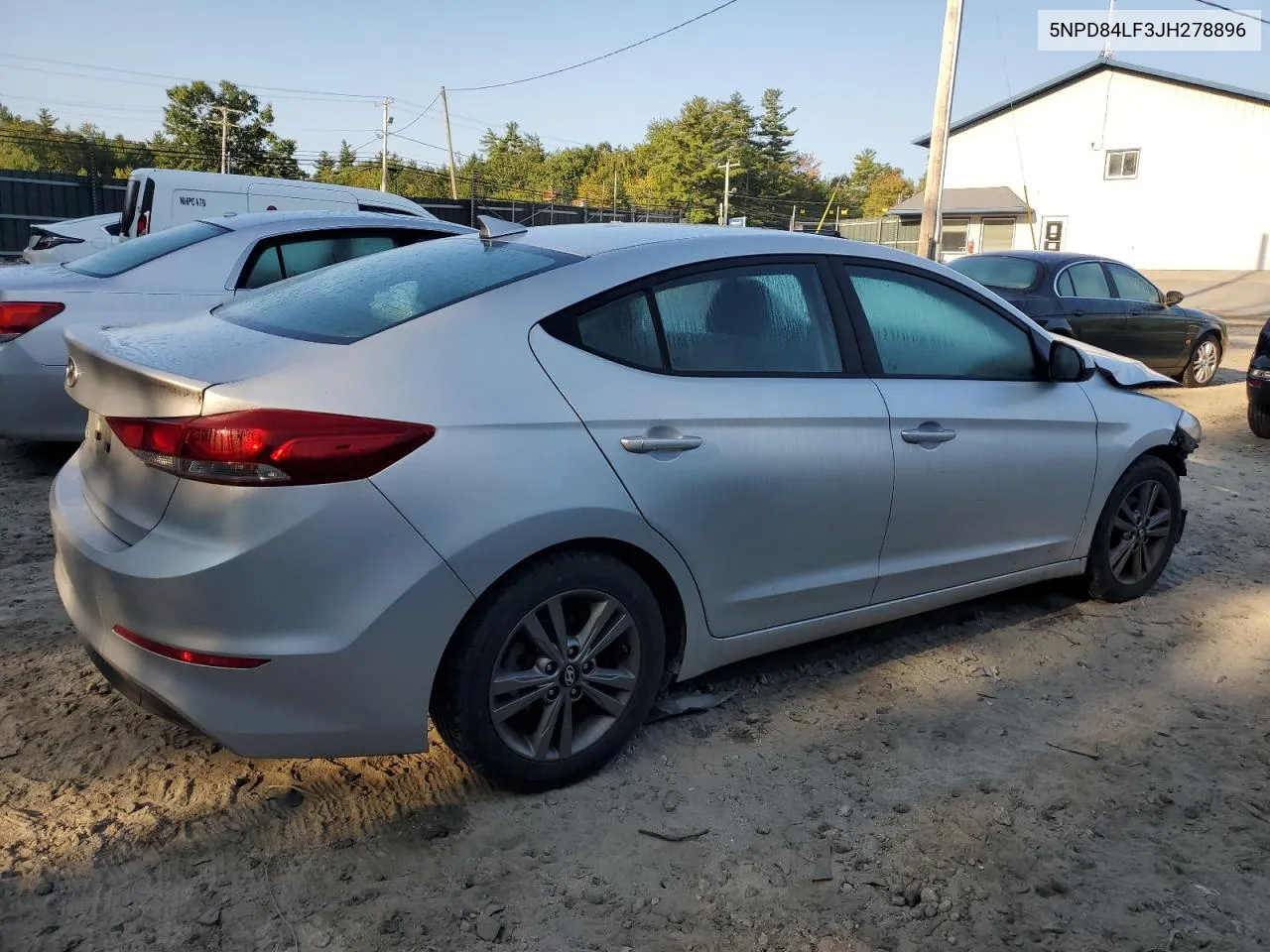 2018 Hyundai Elantra Sel VIN: 5NPD84LF3JH278896 Lot: 71220654