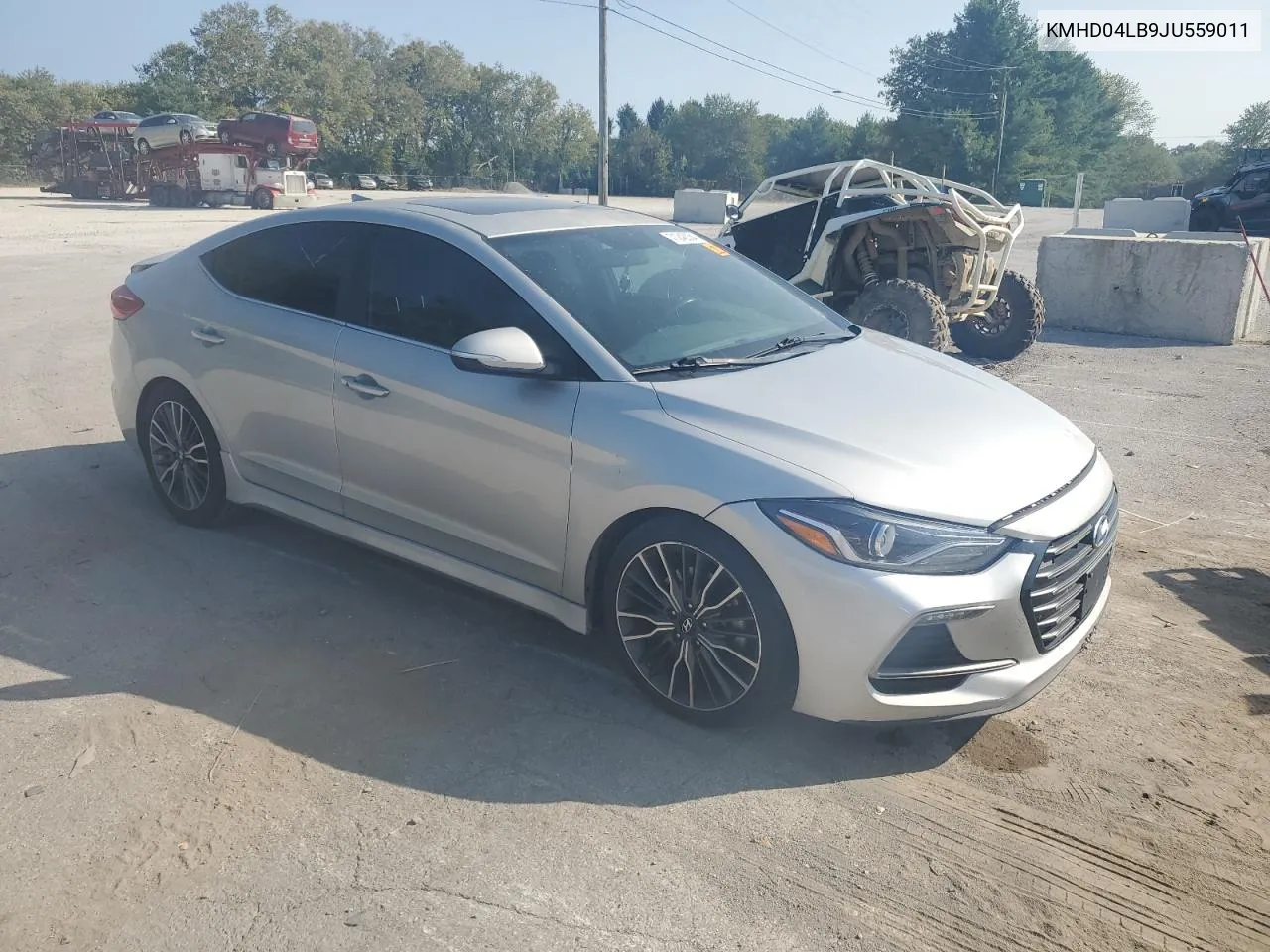 2018 Hyundai Elantra Sport VIN: KMHD04LB9JU559011 Lot: 71242054