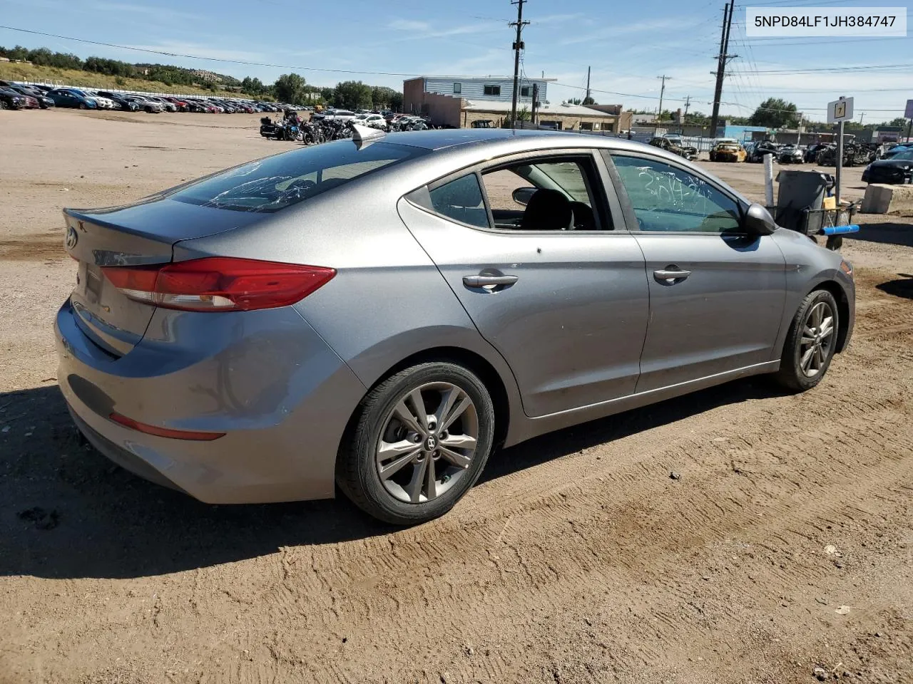 2018 Hyundai Elantra Sel VIN: 5NPD84LF1JH384747 Lot: 71347084