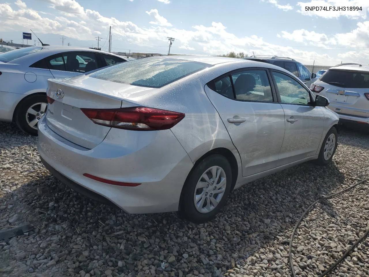 5NPD74LF3JH318994 2018 Hyundai Elantra Se