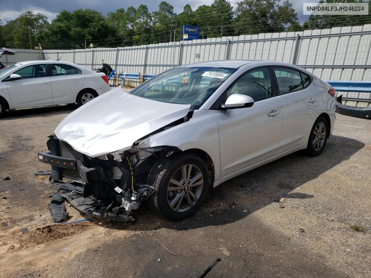 5NPD84LF3JH246224 2018 Hyundai Elantra Sel