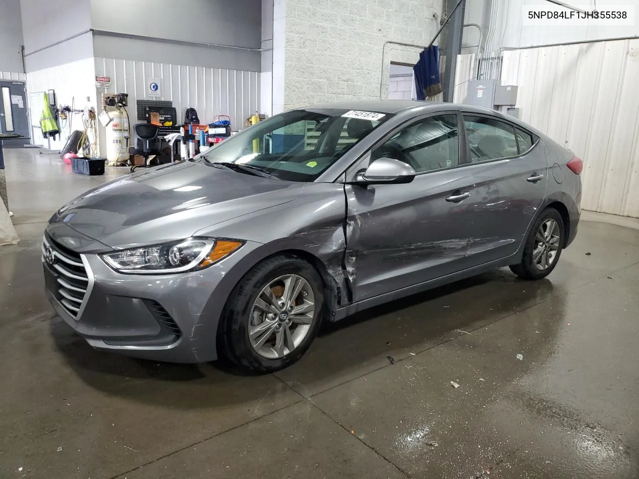 5NPD84LF1JH355538 2018 Hyundai Elantra Sel