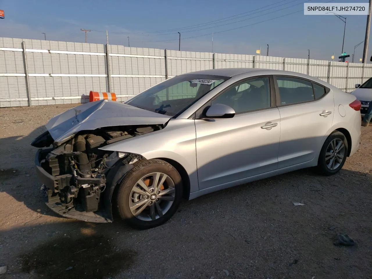 5NPD84LF1JH274720 2018 Hyundai Elantra Sel