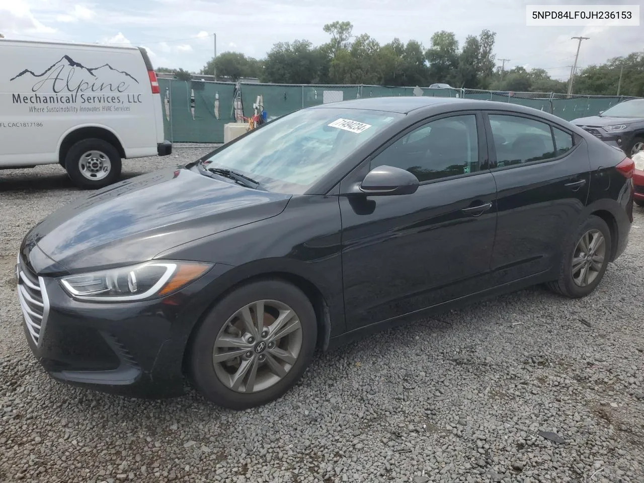 2018 Hyundai Elantra Sel VIN: 5NPD84LF0JH236153 Lot: 71494234